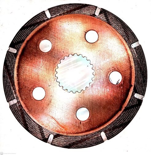 BRAKE DISC AL GHAZI BRONZE  (MF TYPE) KPR