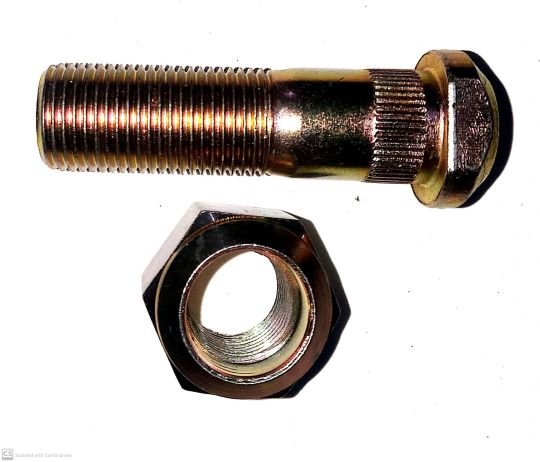 REAR WHEEL NUT+BOLT MF375 BIG (CUT)  KPR