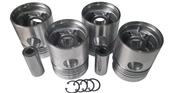 PISTON W/PIN MF385 4/RINGPLAIN KPR